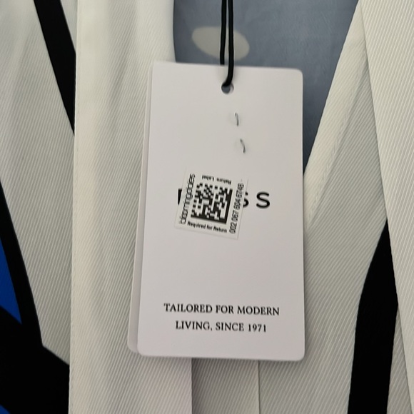 REISS
Hannah palm tree-print woven mini dress - Picture 3 of 3